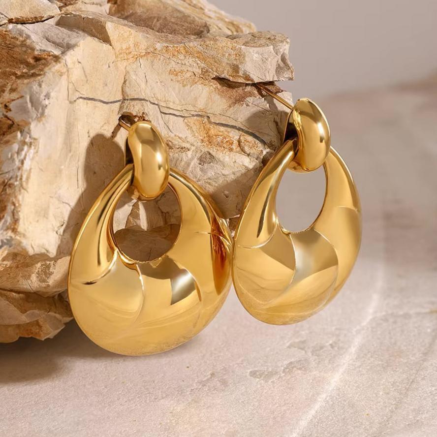 [Royal&Vicky]Coralyn Gold Ohrringe