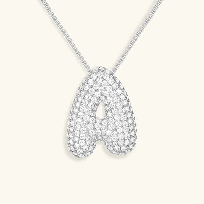[Royal&Vicky] Bubble-Initialen-Diamantkette