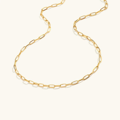 [Royal&Vicky]Amber Gold Chain Necklace