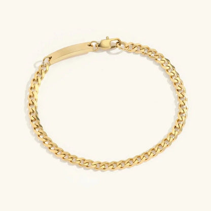 [Royal&Vicky]Rosemary Gold Chain Bracelet