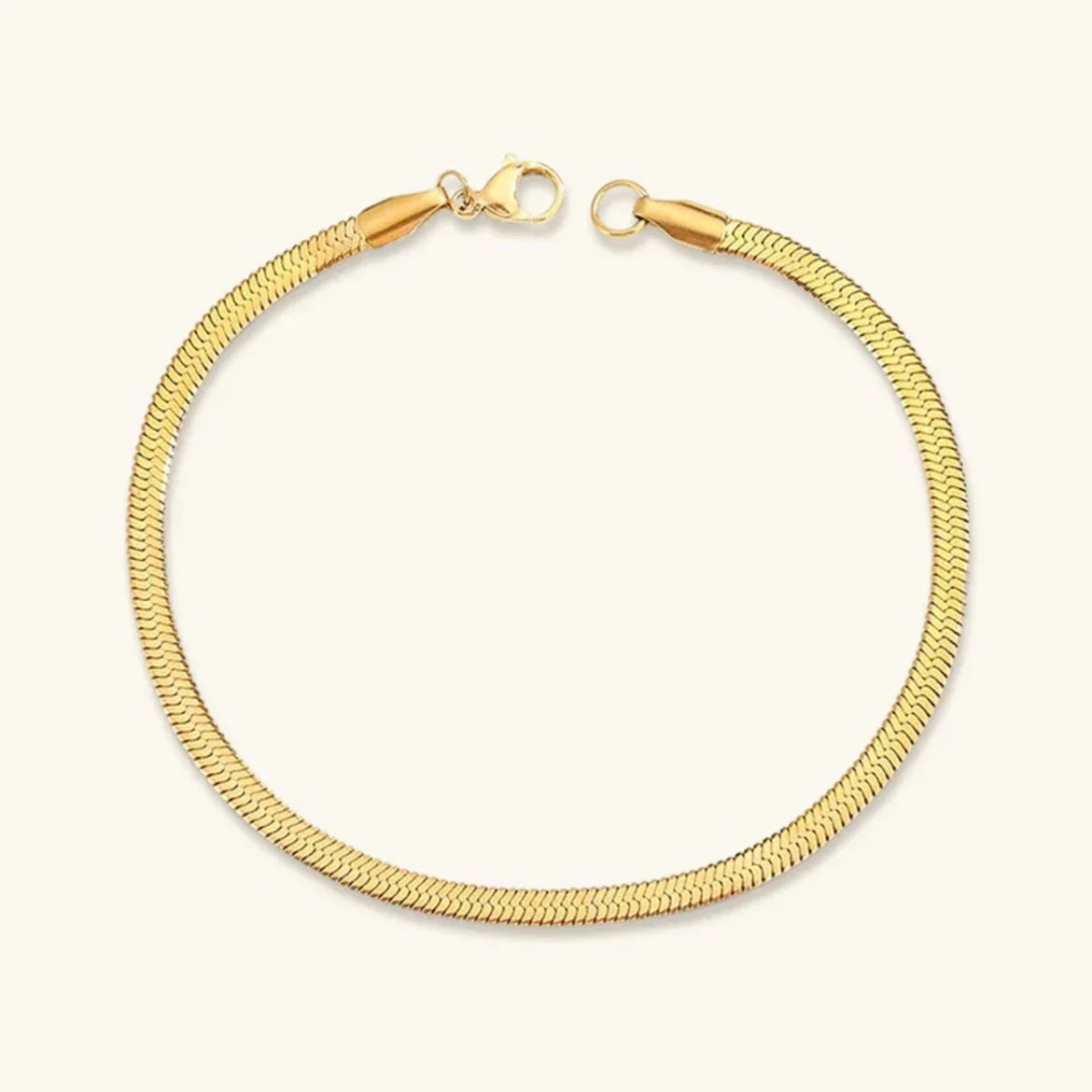[Royal&Vicky]Vida Gold Herringbone Bracelet