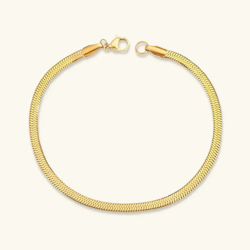 [Royal&Vicky]Vida Gold Herringbone Bracelet