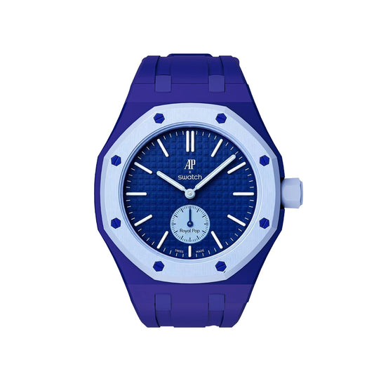 Oak Pop Exclusive dunkelblaues Silikonarmband