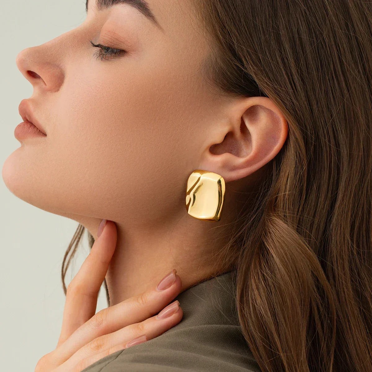 [Royal&Vicky]Poppy Gold Ohrringe
