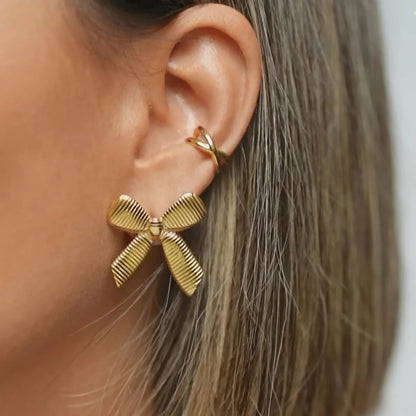 [Royal&Vicky]Caroline Gold Earrings