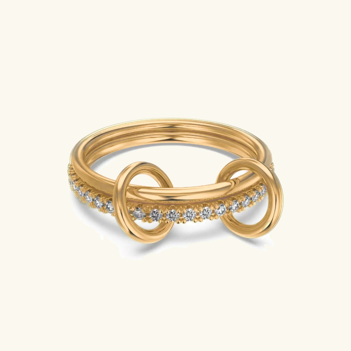 [Royal&Vicky]Adela Stacked Diamond Ring
