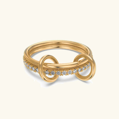 [Royal&Vicky]Adela Stacked Diamond Ring