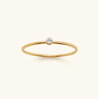 [Royal&Vicky]Amelia Birthstone Stacker Ring