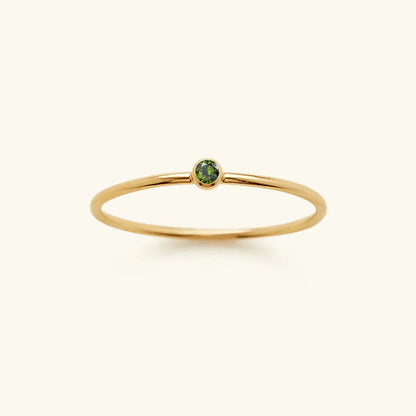 [Royal&Vicky]Amelia Birthstone Stacker Ring