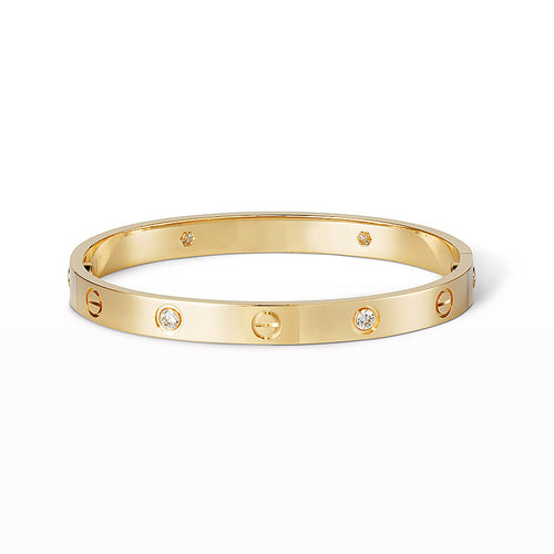 [Royal&Vicky]LOVE BRACELET 6.1MM 4 DIAMONDS