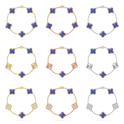 [Royal Jewellery]CLOVER 5 MOTIF BLUE VEINS BRACELET COLLECTION