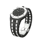 Oak Pop Exclusive Black And White Bioceramic Strap