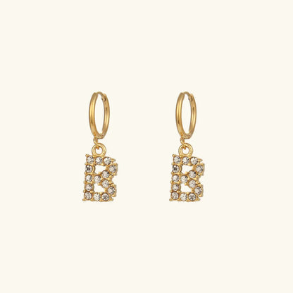 [Royal&Vicky] Wilhemina Initial Ohrringe