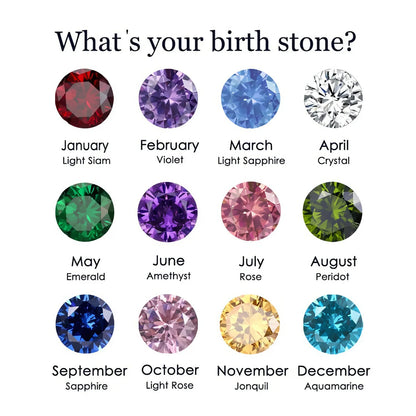 [Royal&Vicky]Caitlin Birthstone Pearl Necklace