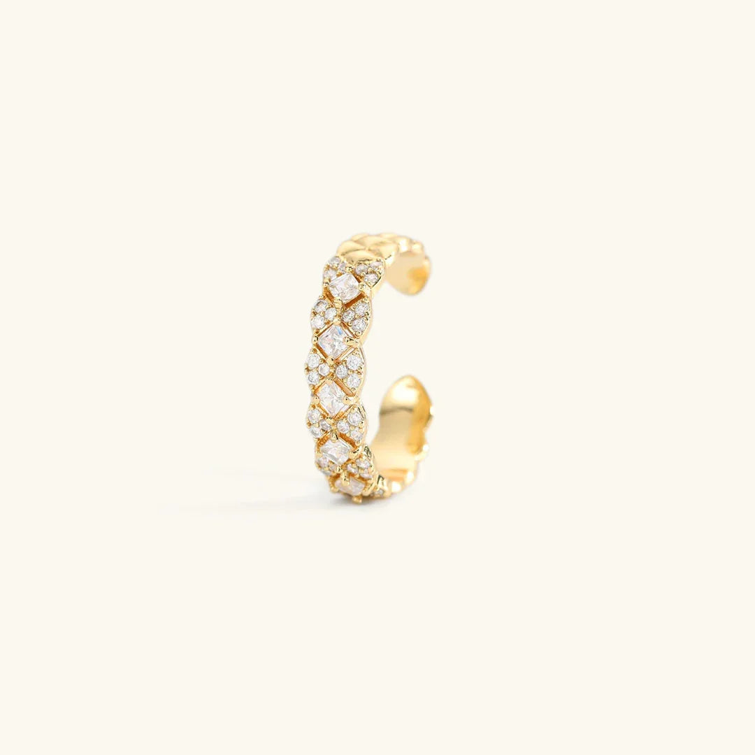 [Royal&Vicky]Camille Gold Patterned Ring