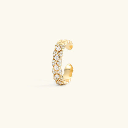 [Royal&Vicky]Camille Gold Patterned Ring