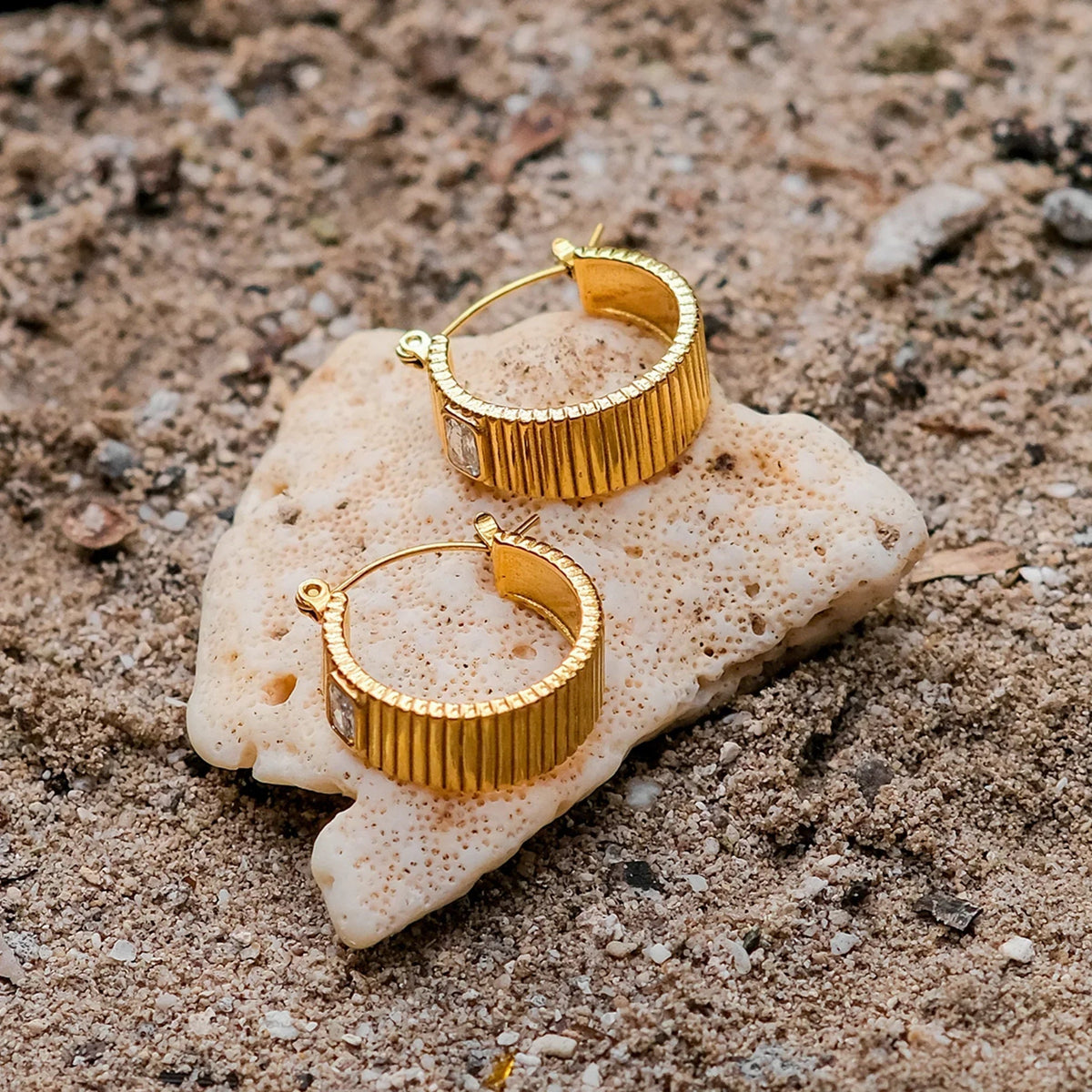 [Royal&Vicky]Carole Gold Creolen