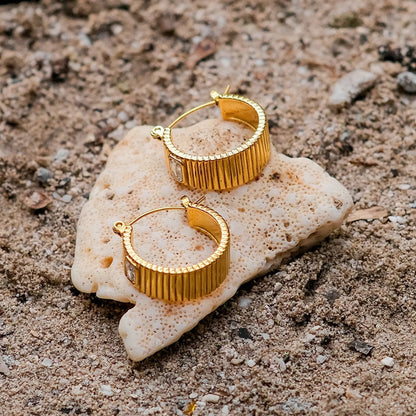 [Royal&Vicky]Carole Gold Creolen