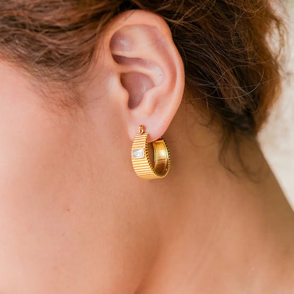 [Royal&Vicky]Carole Gold Creolen