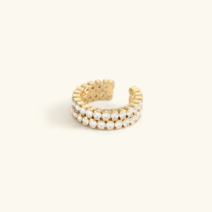 [Royal&Vicky]カサンドラ スタッズ ゴールドリング