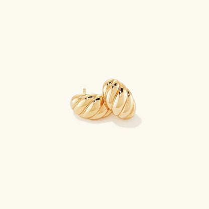 [Royal&Vicky]Croissant Huggie Ohrringe