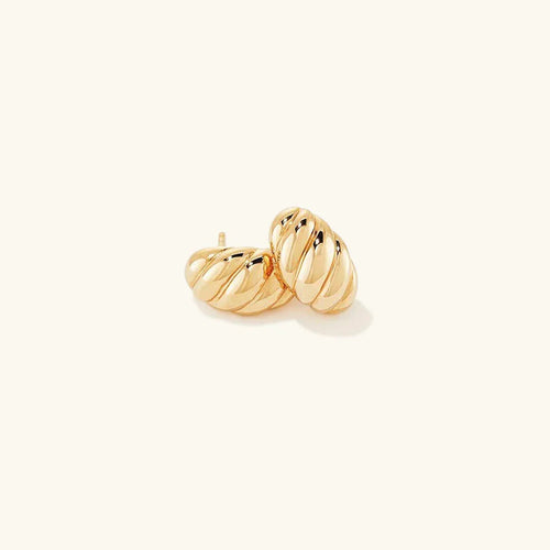 [Royal&Vicky]Croissant Huggie Ohrringe