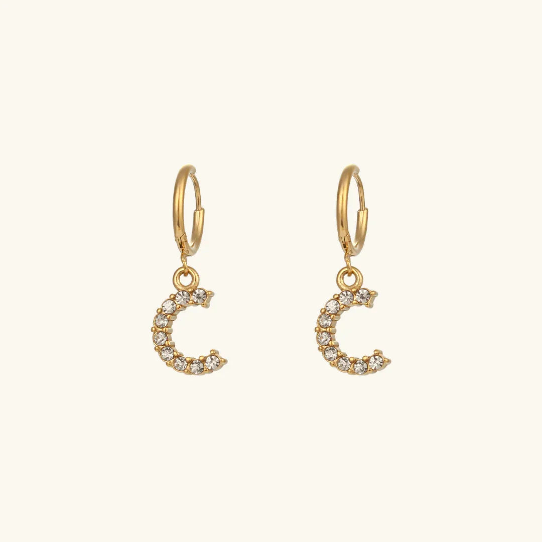 [Royal&Vicky] Wilhemina Initial Ohrringe