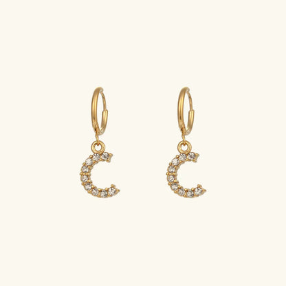 [Royal&Vicky] Wilhemina Initial Ohrringe