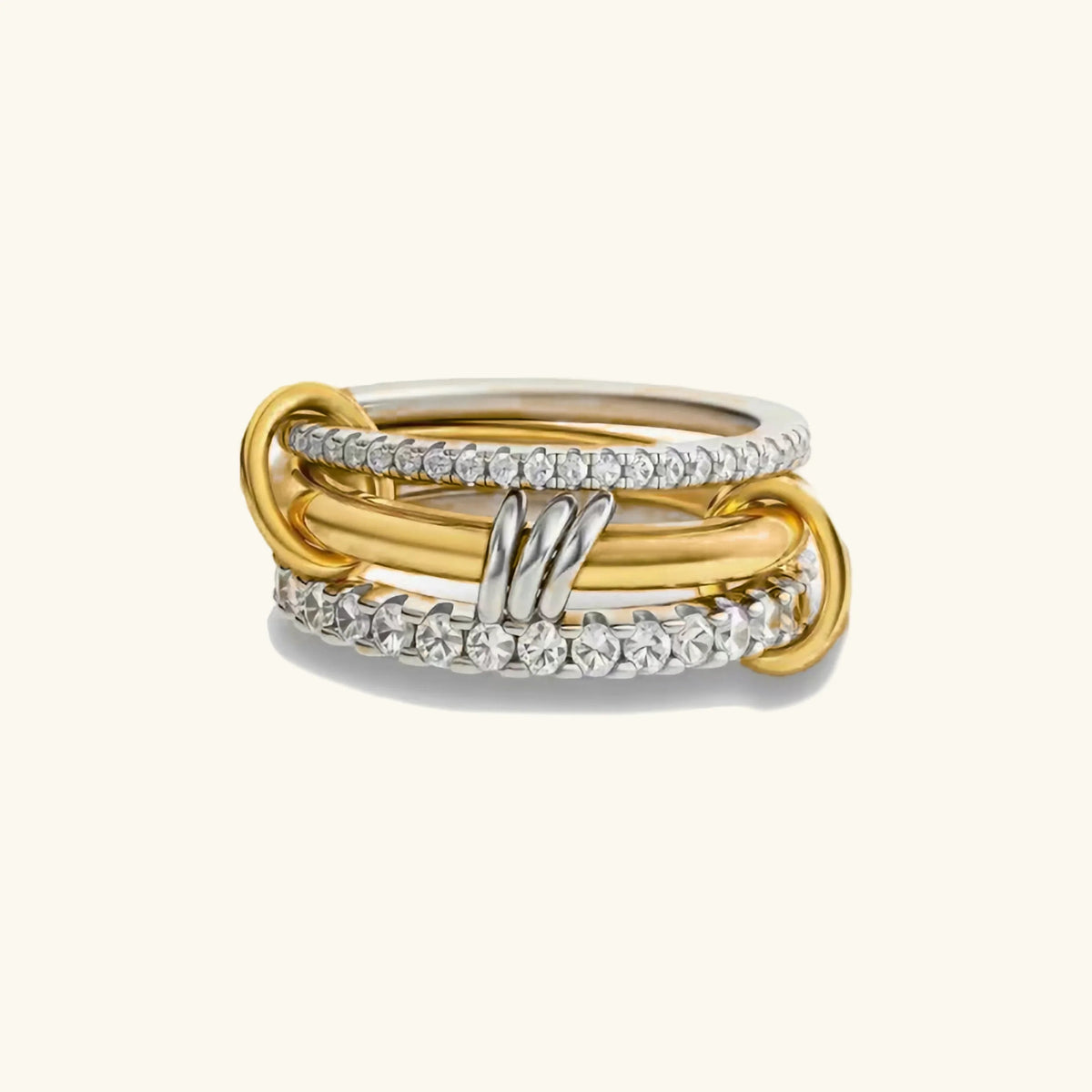 [Royal&Vicky]Cosette Diamant-Stapelring