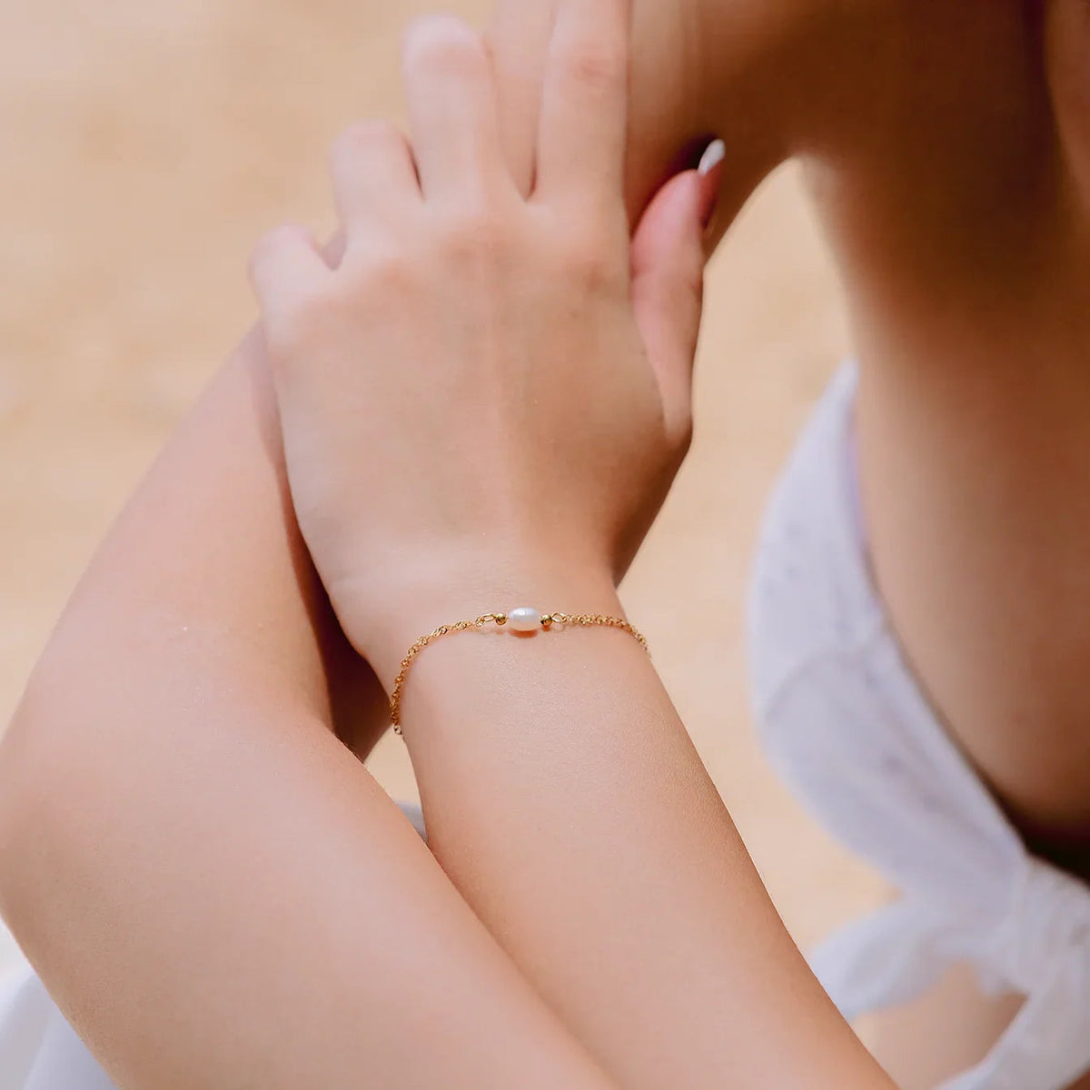 [Royal&Vicky]Donna Süßwasserperlen-Armband
