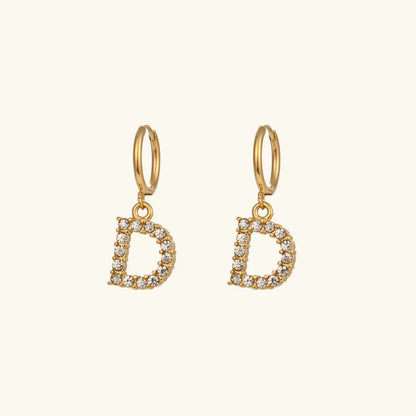 [Royal&Vicky] Wilhemina Initial Ohrringe