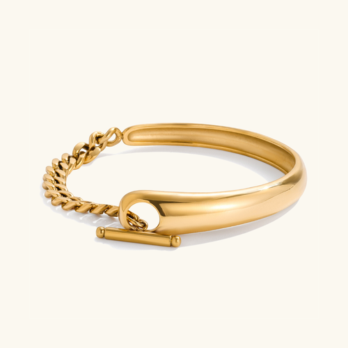 [Royal&Vicky]Myrna Gliederketten-Armreif in Gold