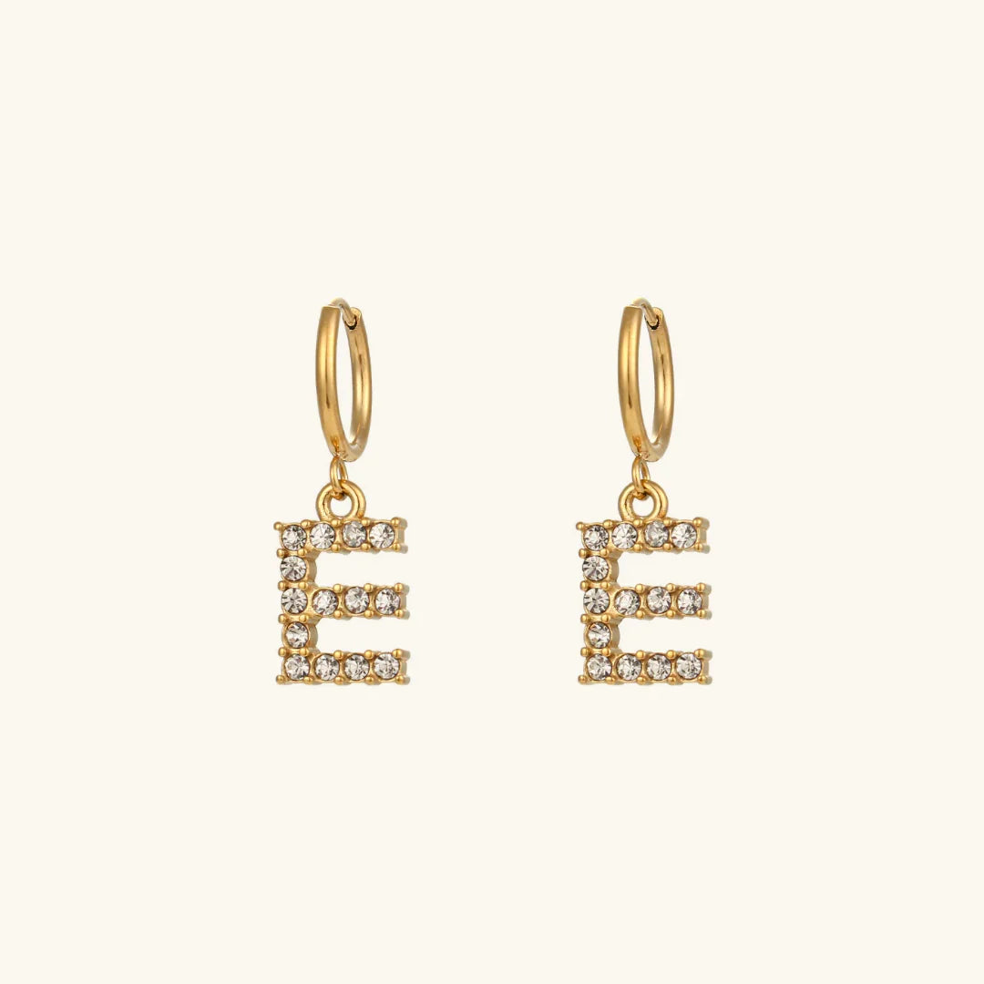[Royal&Vicky] Wilhemina Initial Ohrringe