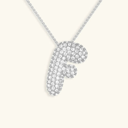 [Royal&Vicky] Bubble-Initialen-Diamantkette