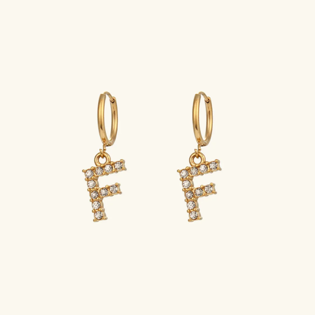 [Royal&Vicky] Wilhemina Initial Ohrringe