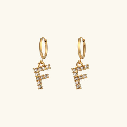 [Royal&Vicky] Wilhemina Initial Ohrringe