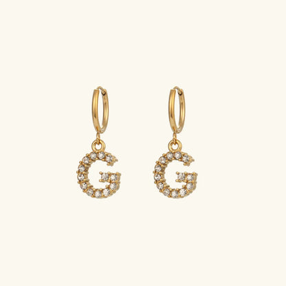 [Royal&Vicky] Wilhemina Initial Ohrringe