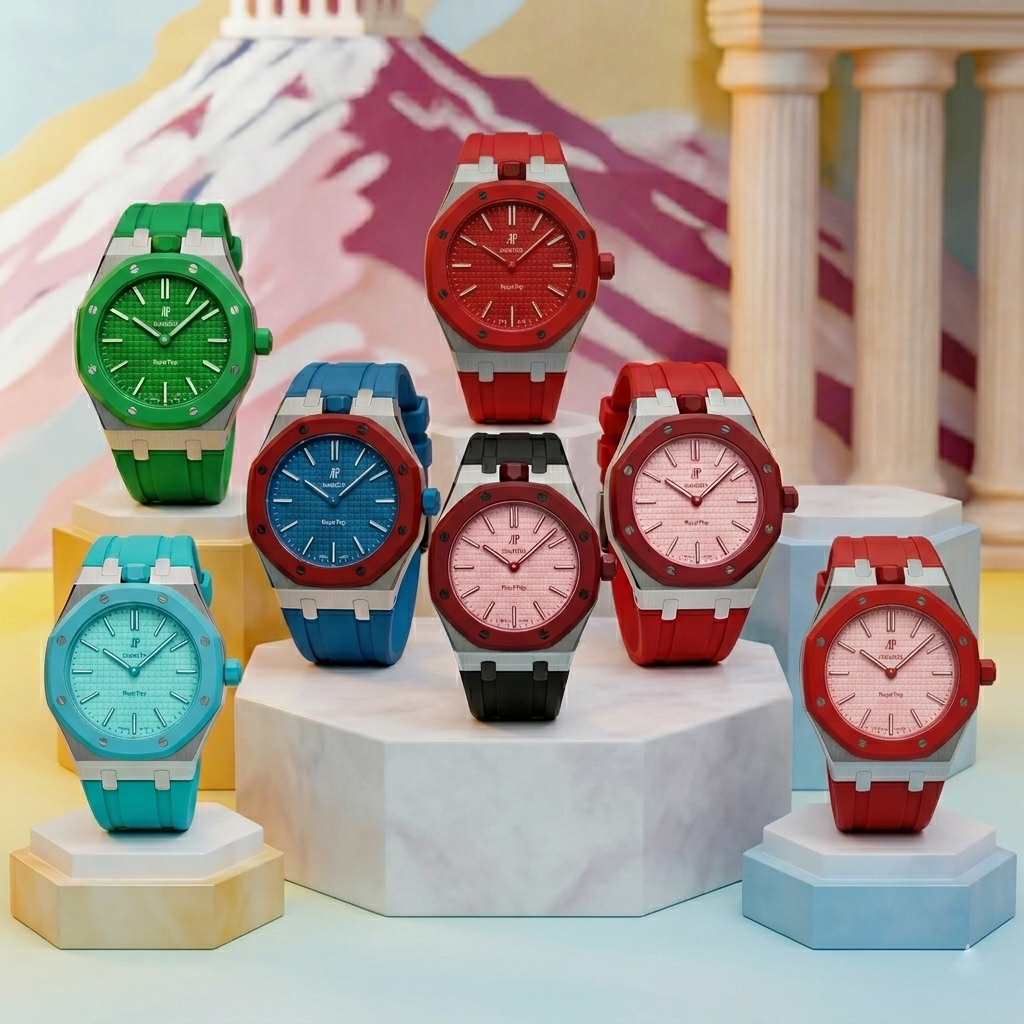 Royal&Vicky Strap Exclusive Steel Case & Silicone strap