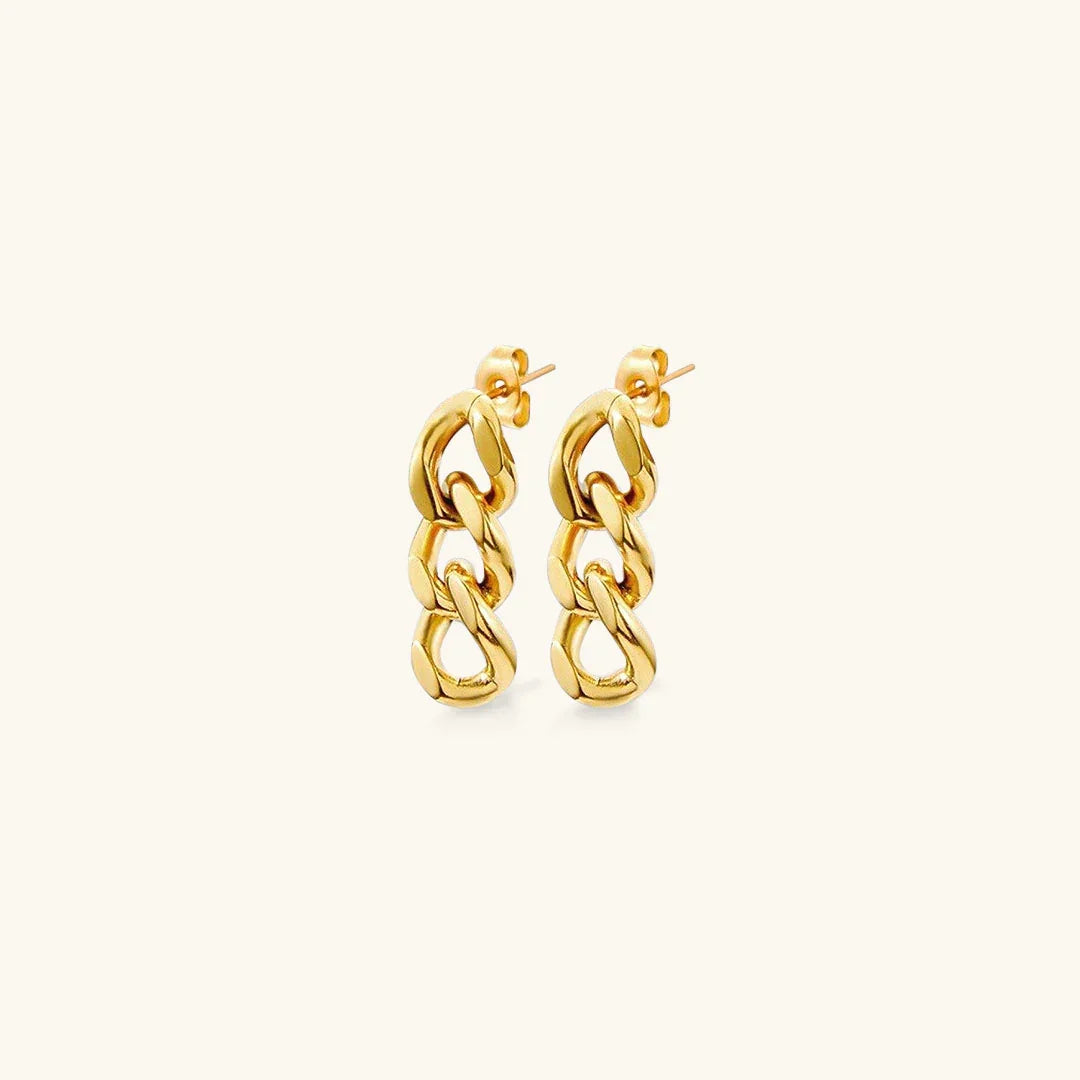 [Royal&Vicky]Giselle Goldkettchen-Ohrring