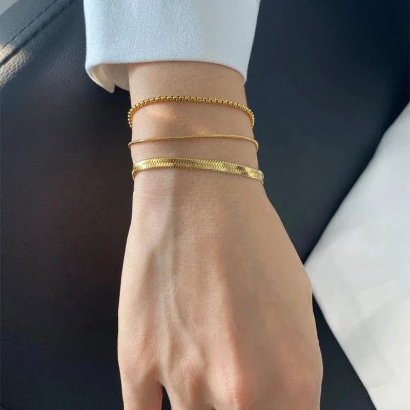 [Royal&Vicky]Cynthia Goldarmband
