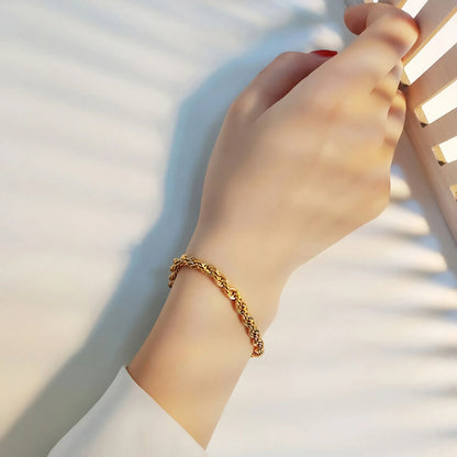 [Royal&Vicky]Clara Seilkette Goldarmband