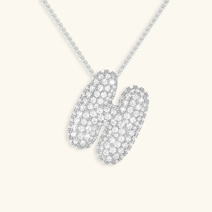 [Royal&Vicky] Bubble-Initialen-Diamantkette