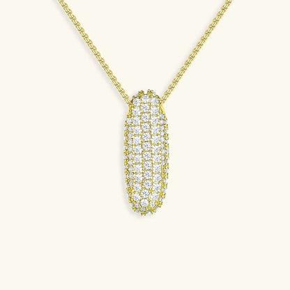 [Royal&Vicky] Bubble-Initialen-Diamantkette