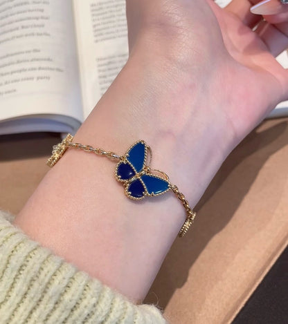 [Royal Jewellery]LUCKY SPRING BUTTERFLY 5 MOTIF BRACELET