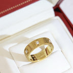 [Royal&Vicky]LOVE 6.5MM UNLIMITED RING, 6 DIAMONDS