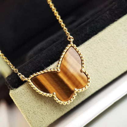 [Royal Jewellery] TIGER__ EYE BUTTERFLY NECKLACE