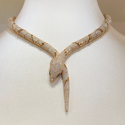 [Royal Jewellery]HAUTE COUTURE GOLD SERPENTI NECKLACE