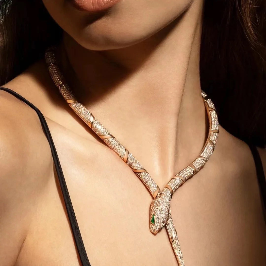 [Royal Jewellery]HAUTE COUTURE GOLD SERPENTI NECKLACE