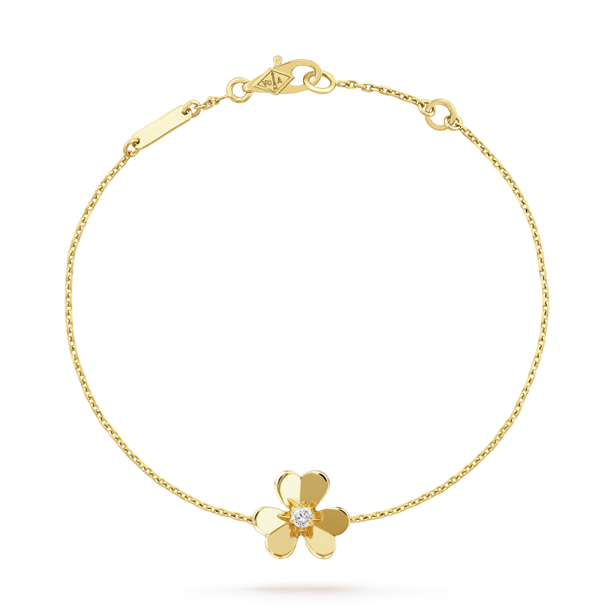 [ROYAL]FRIVOLE GOLD FLOWER PINK MALACHITE BRACELET