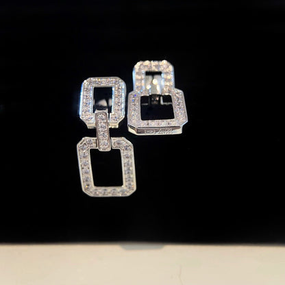 [ROYAL]LINKS MEDIUM EARRINGS DIAMOND